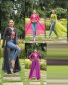 KA 1123 Faux Georgette Leheriya Printed Navratri Special Kurtis Manufacturers